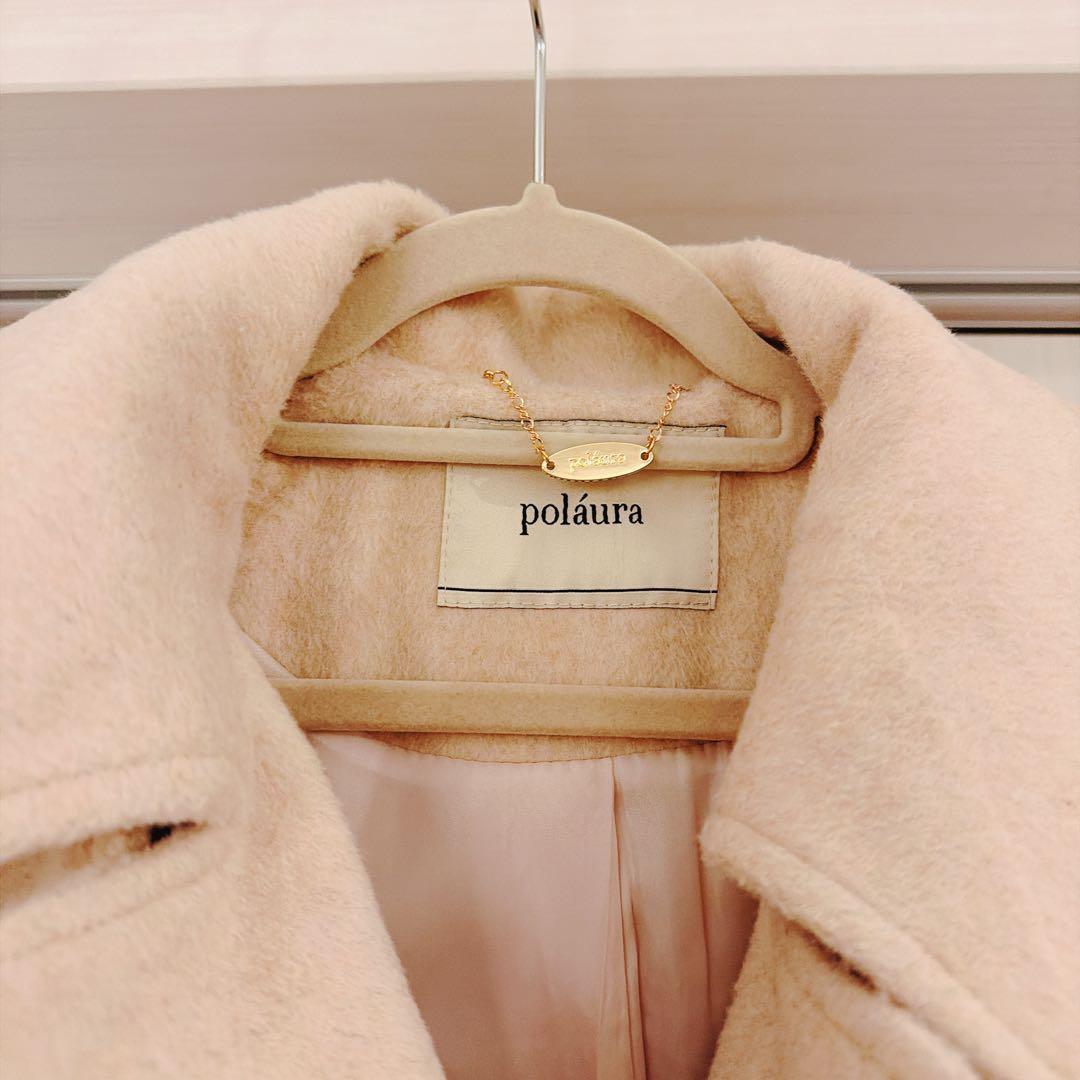 poláura ポローラ MANY WAYウールロングトレンチコート
