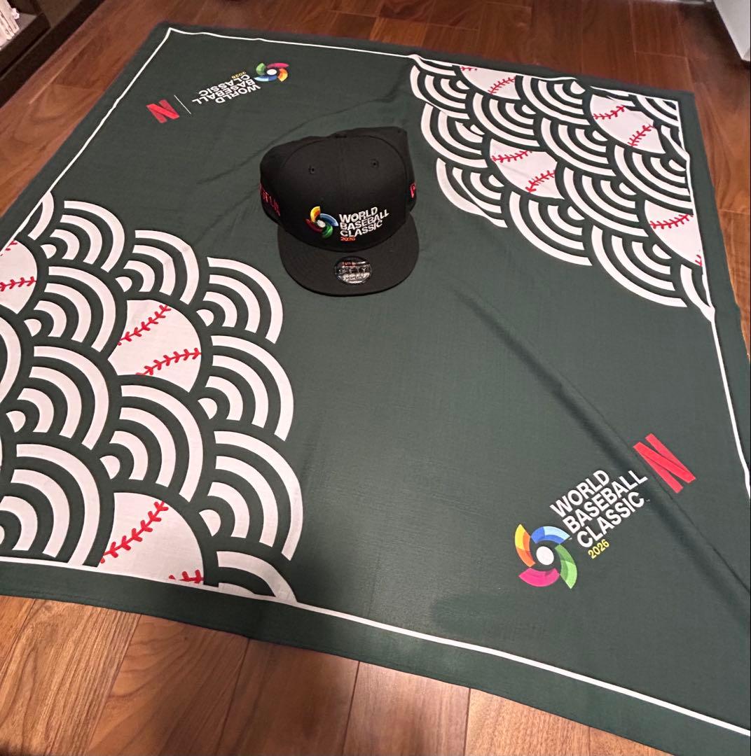 【igavish】WBC Netflix NEWERA キャップ+風呂敷