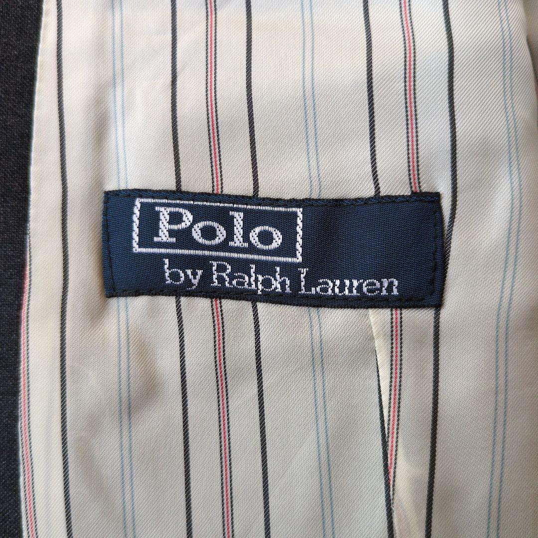 RalphLauren ラルフローレン ベスト　ジレ　ダークグレー ストライプ