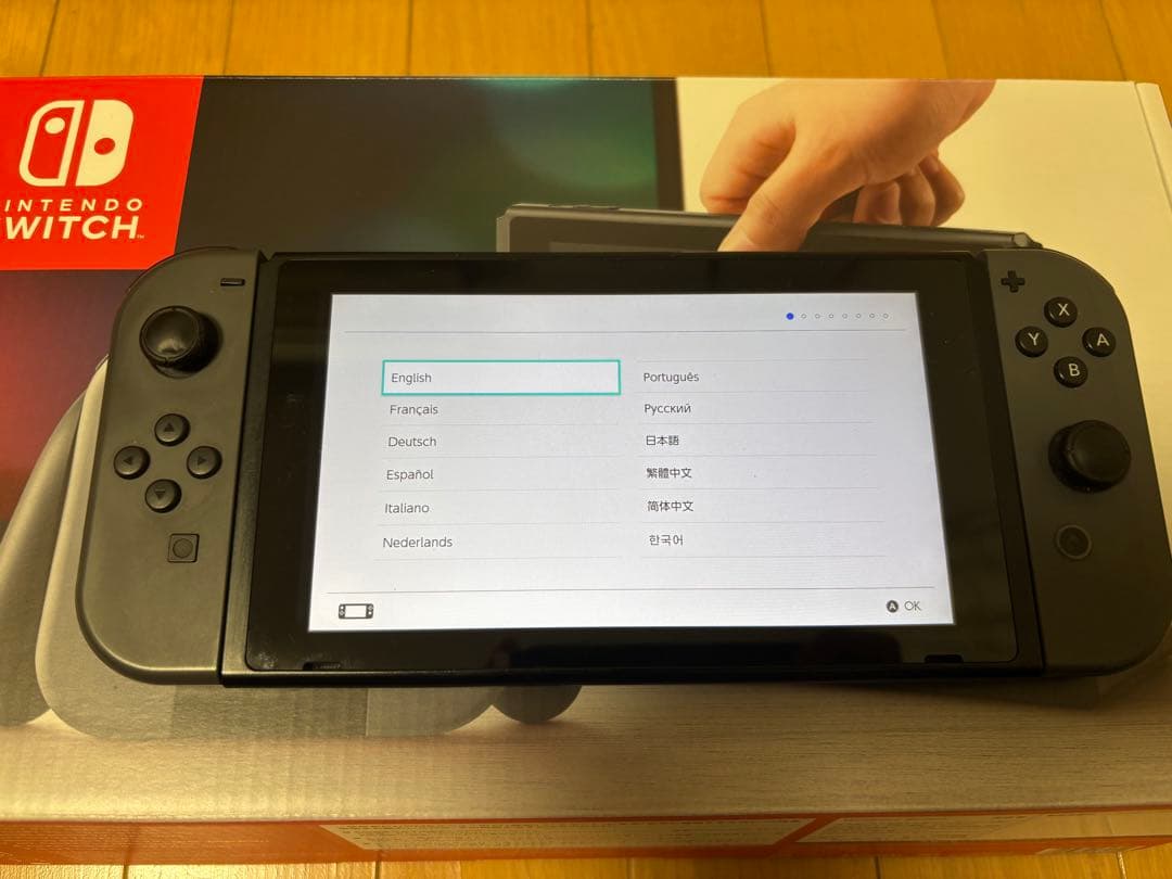Nintendo Switch 本体 箱あり Joy-Con不調あり 動作確認済
