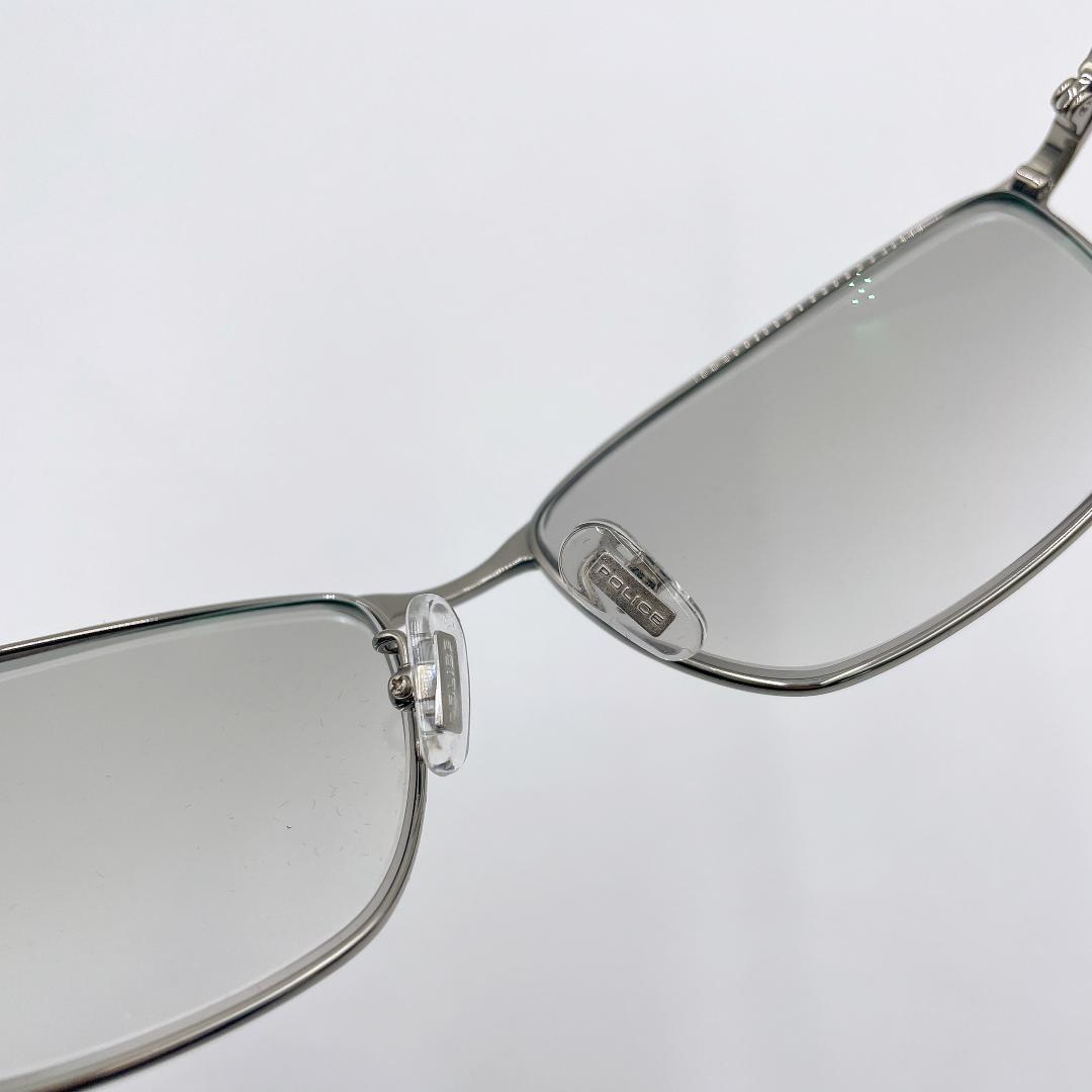 美品 POLICE SPLE44J ARROW チタン サングラス　m693