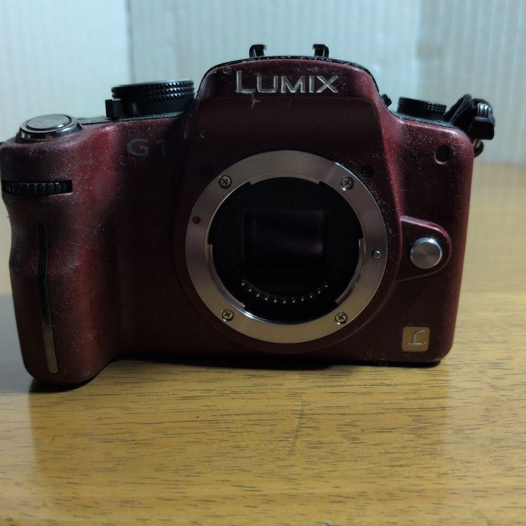 ジャンク品　LUMIX G1 ミラーレス一眼カメラ レッド