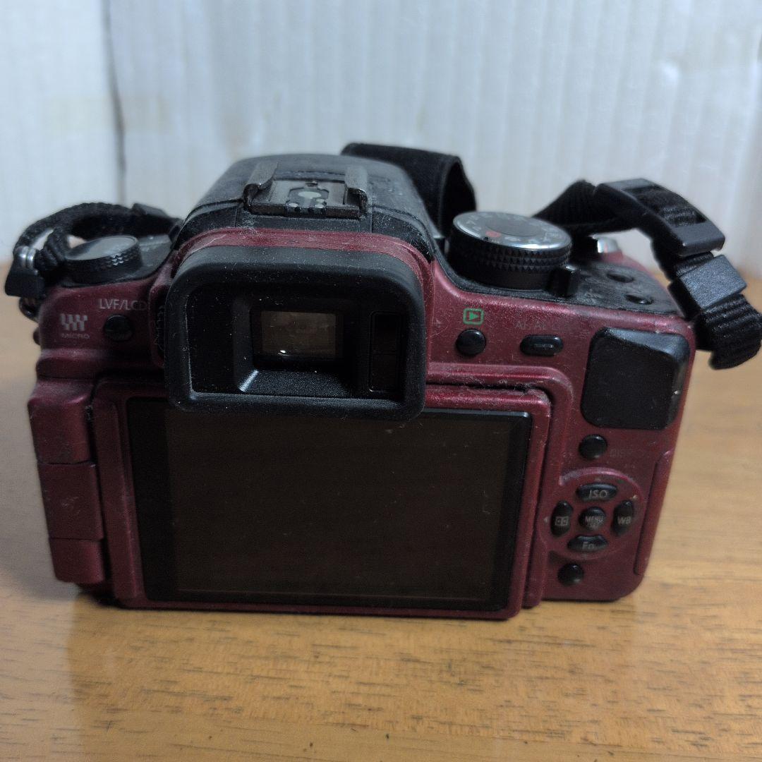 ジャンク品　LUMIX G1 ミラーレス一眼カメラ レッド