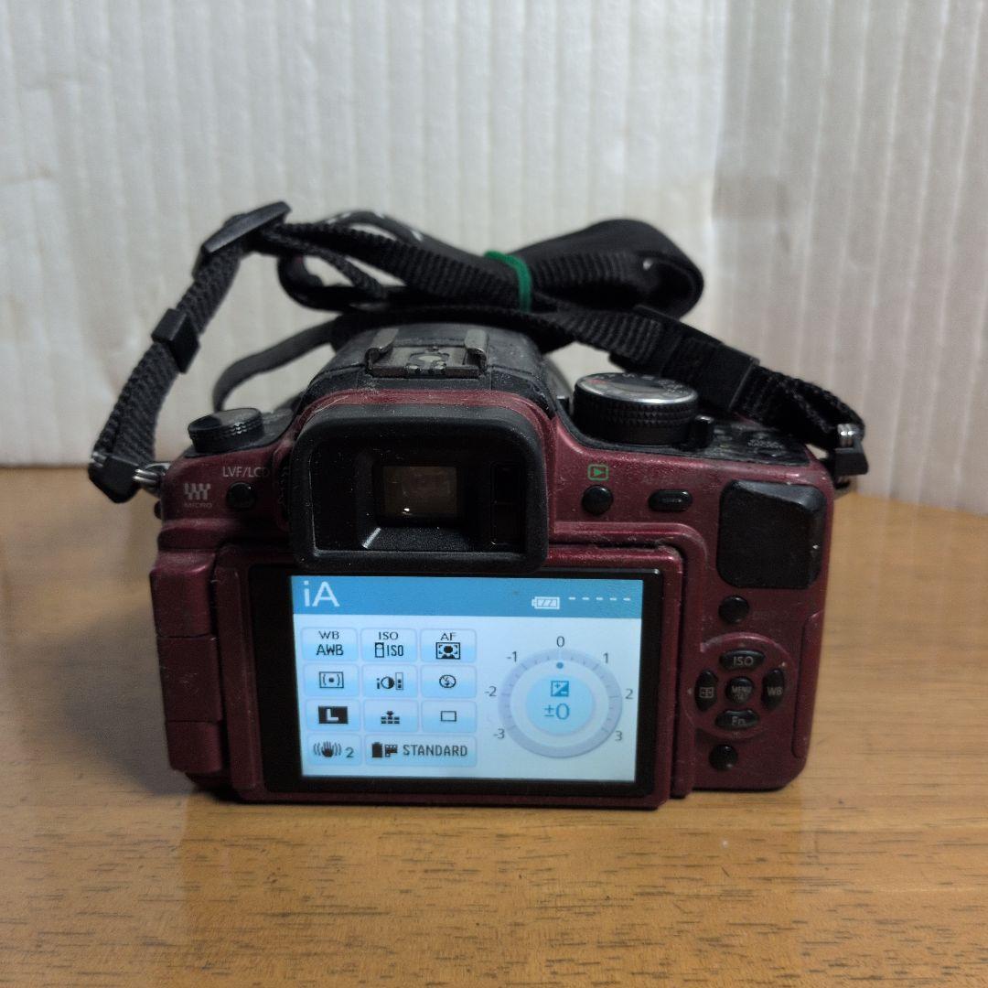 ジャンク品　LUMIX G1 ミラーレス一眼カメラ レッド
