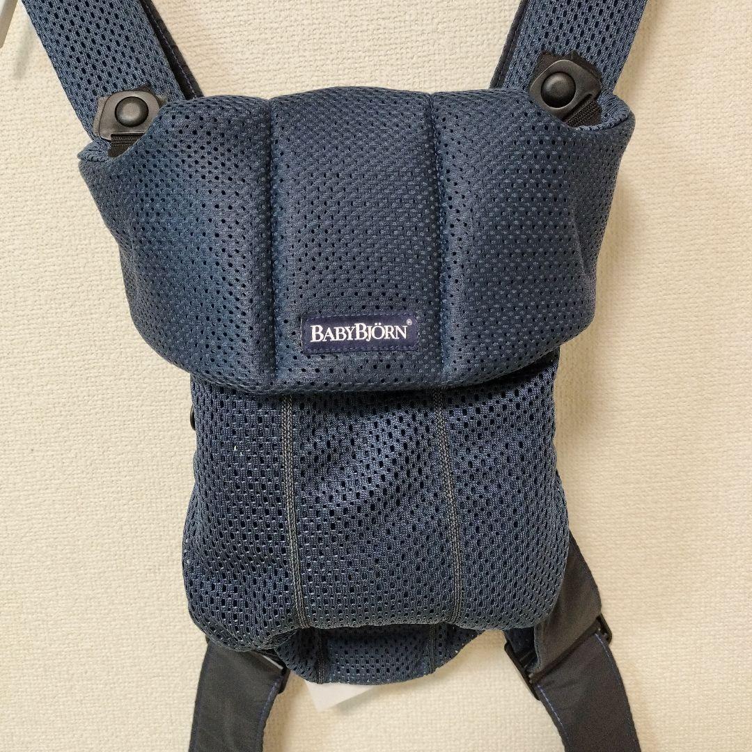 極美品 BABYBJÖRN ベビーキャリア mini Air アンスラサイト
