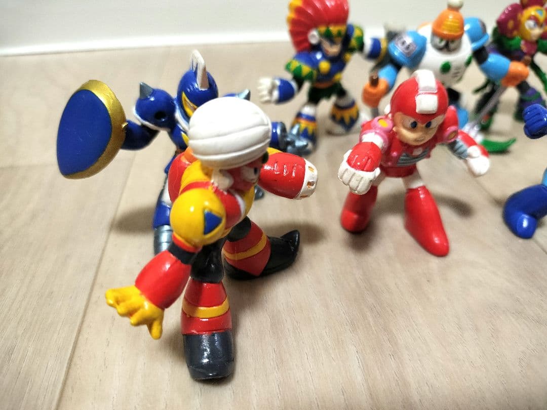 ロックマン6 ダイナミックバトル フィギュア 12体セット 当時物
