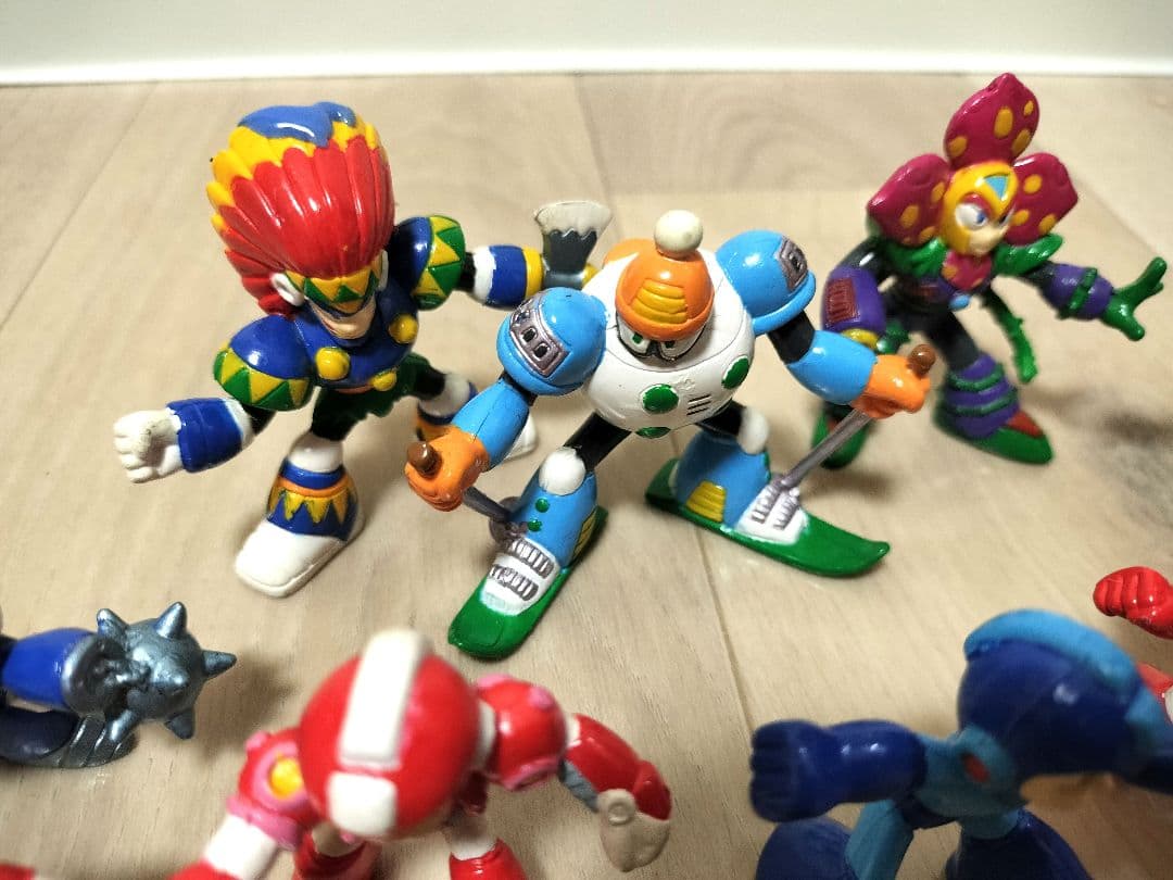 ロックマン6 ダイナミックバトル フィギュア 12体セット 当時物