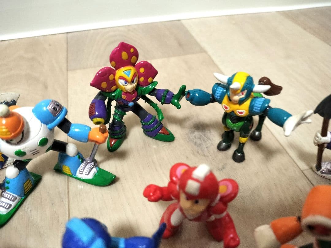 ロックマン6 ダイナミックバトル フィギュア 12体セット 当時物