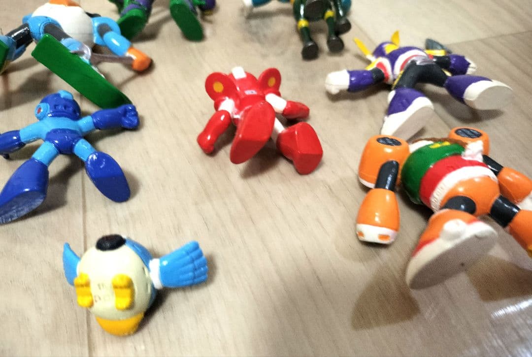 ロックマン6 ダイナミックバトル フィギュア 12体セット 当時物