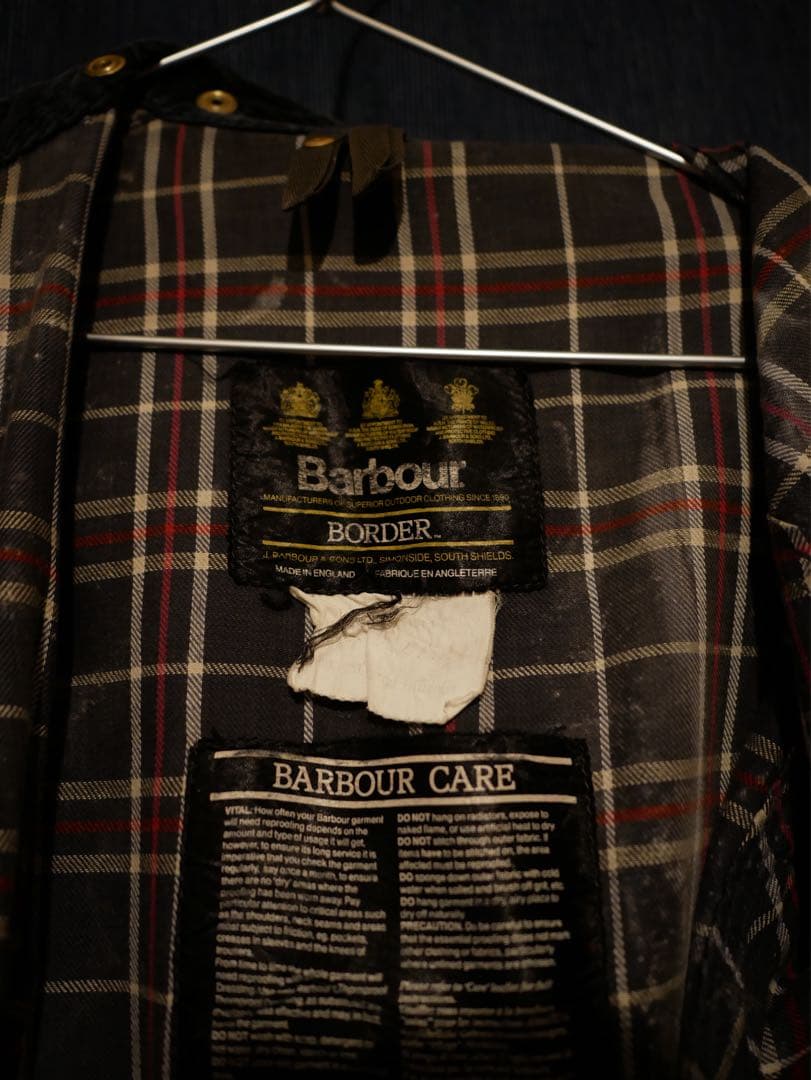 ジャケット・アウター 90s Barbour BORDER C38