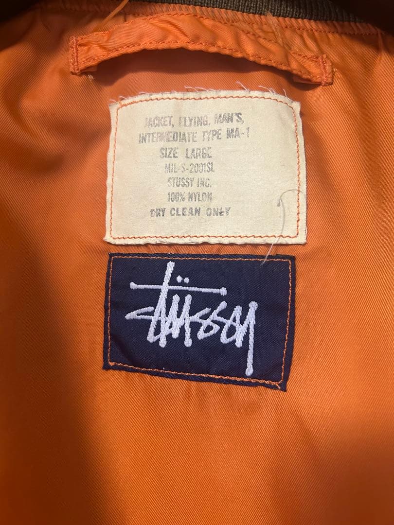 STUSSY 2000年横浜限定　MA-1 Lサイズ