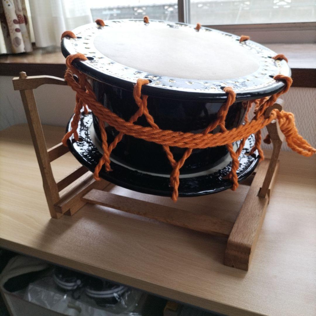 締太鼓　附締太鼓　テレン台　太鼓台中古品②