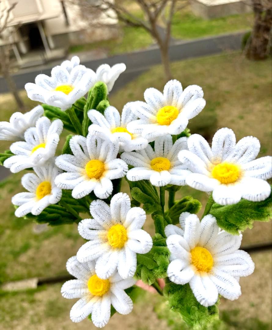 モールフラワー　空色の鉢植え　専用