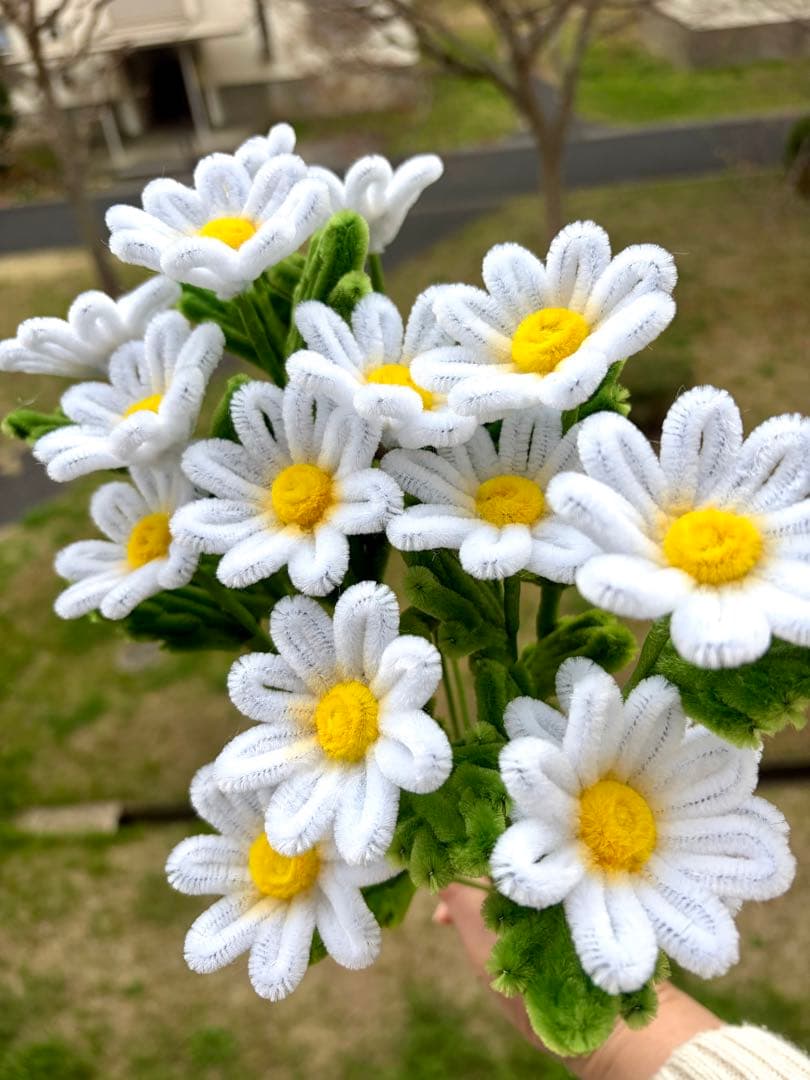 モールフラワー　空色の鉢植え　専用