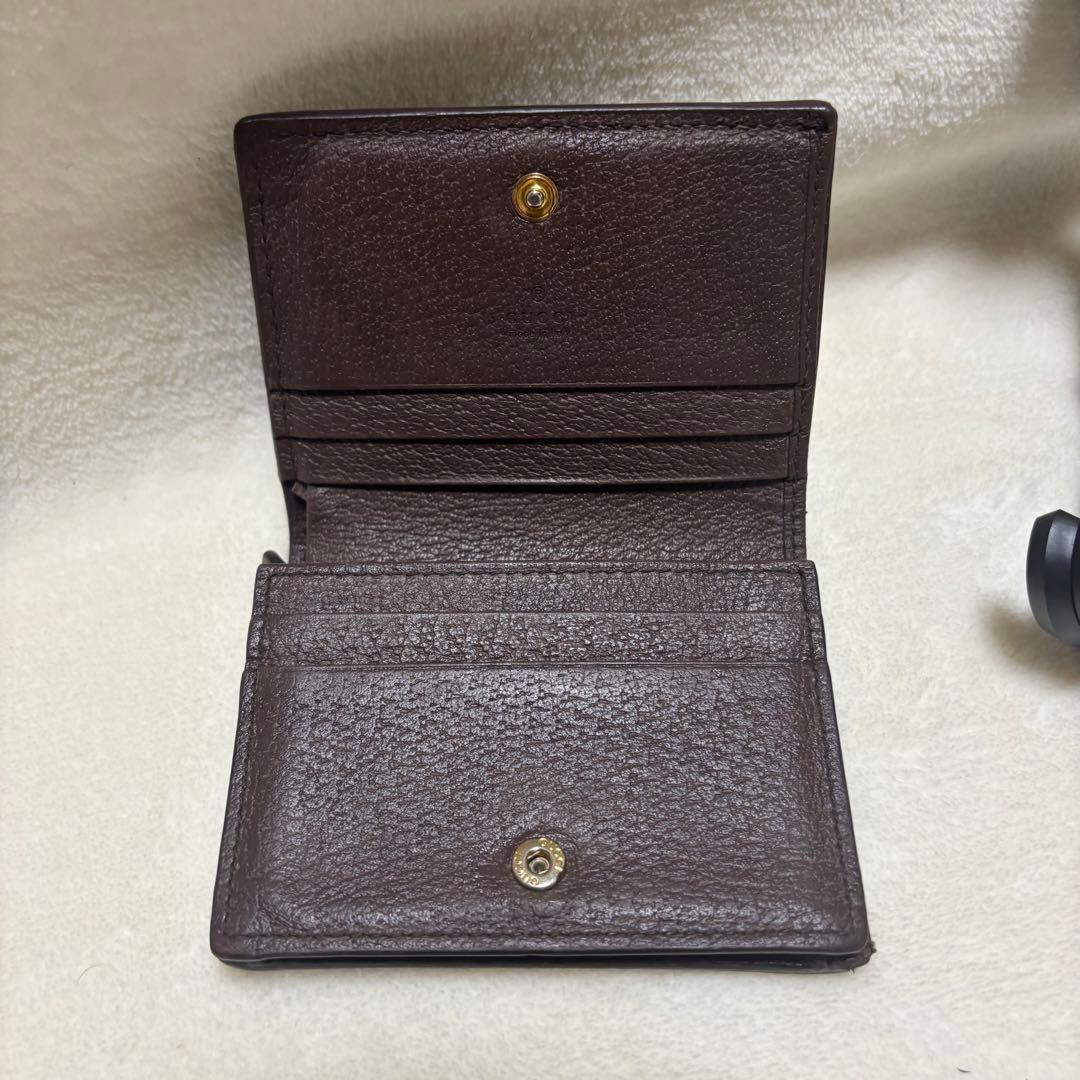 GUCCI 二つ折り財布 GGシェリーライン