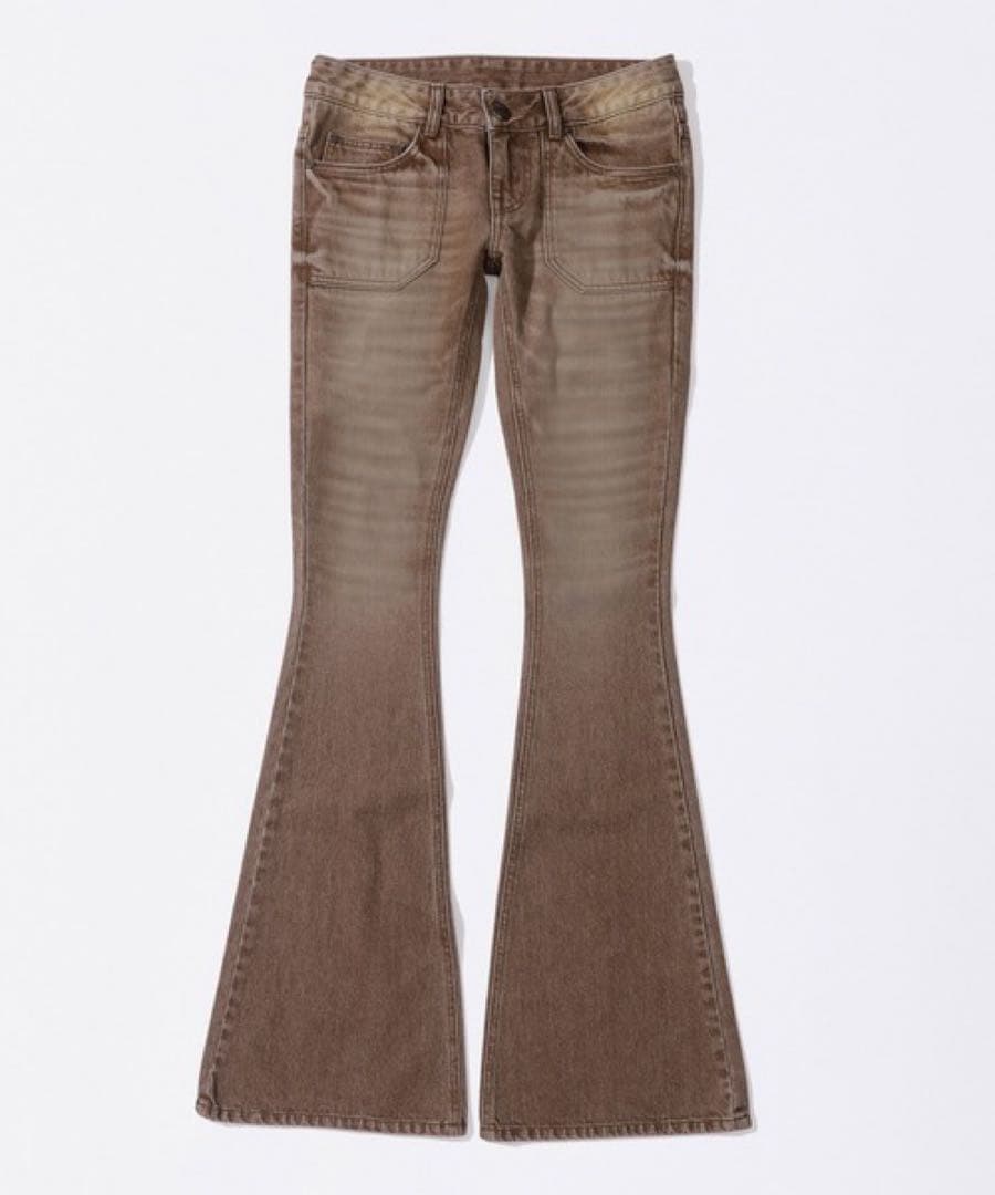 パンツ sculptor Whiskered Bootcut Denim