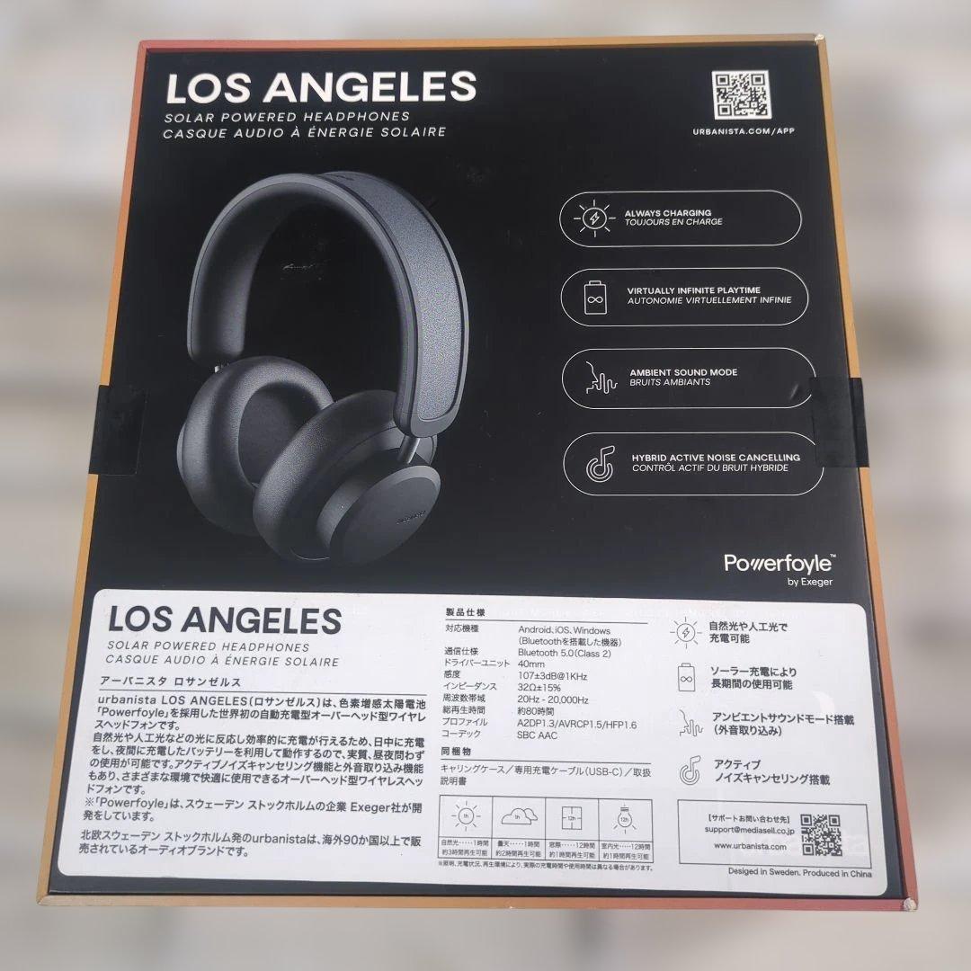 【未開封】Urbanista LOS ANGELES ソーラー駆動ヘッドフォン