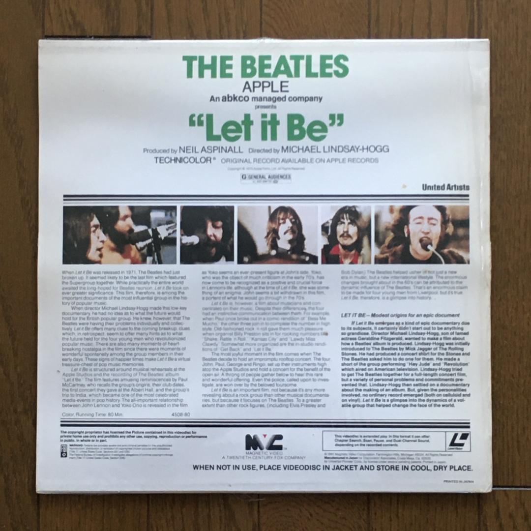 未開封新品 LD The Beatles / Let It Be