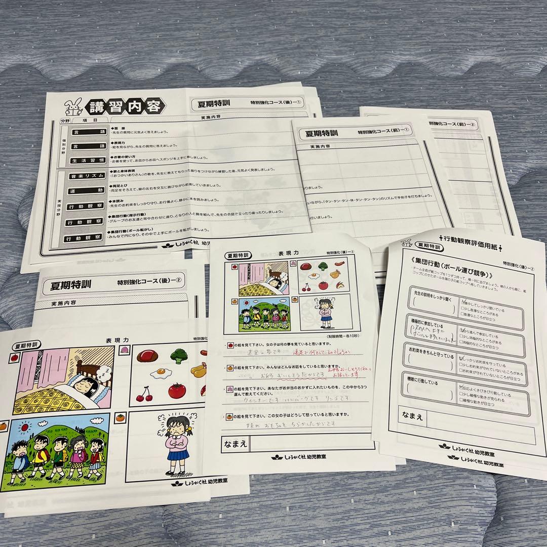 【Aセット】奨学社 追手門学院小学校 夏期特訓◇特別強化◇直前特訓◇面接