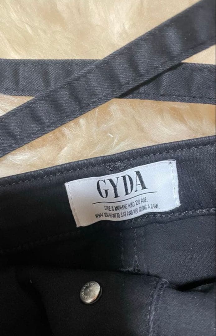た*き様 GYDA ハイウエストクロススキニーデニムパンツ　（s）