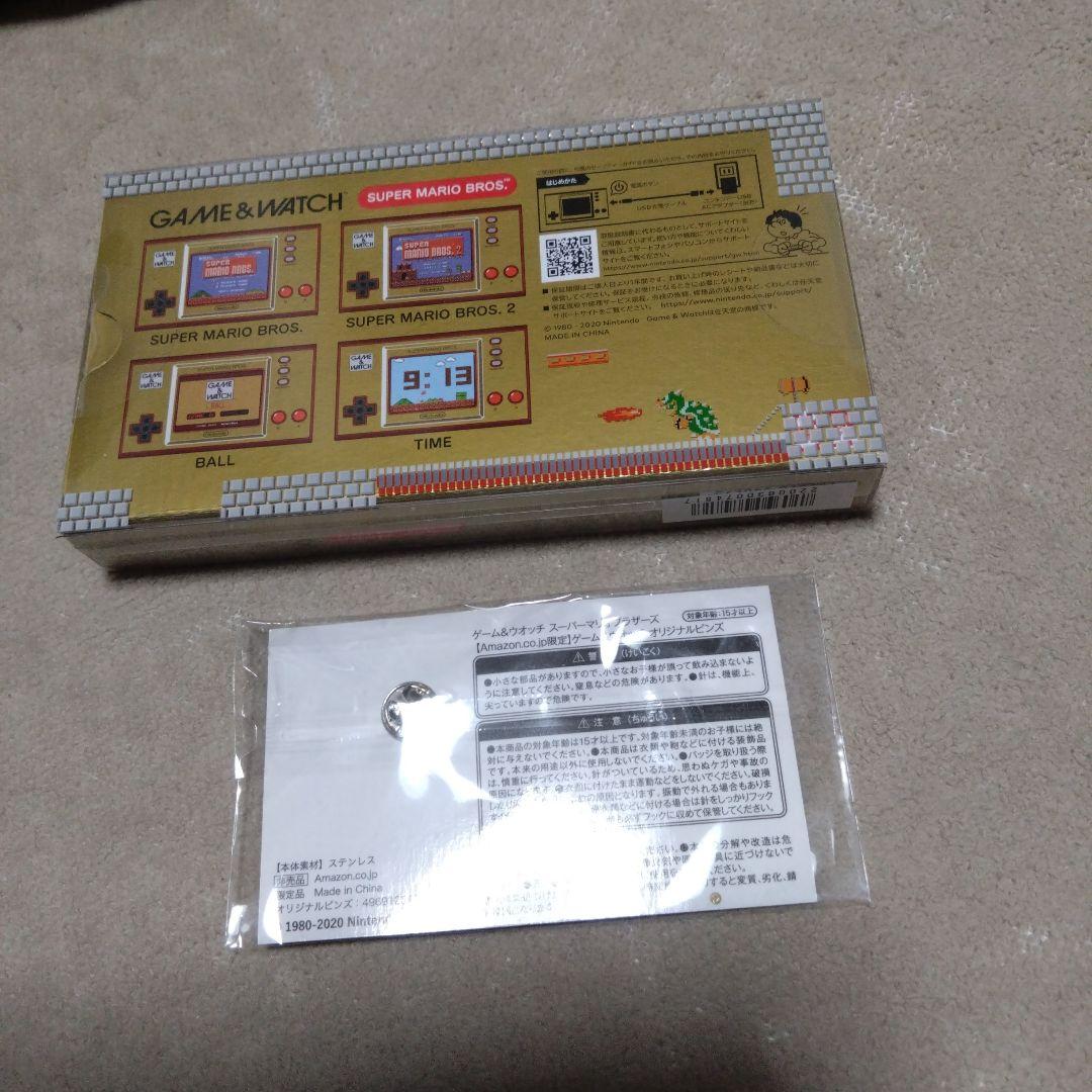 特典付き Nintendo GAME & WATCH スーパーマリオブラザーズ