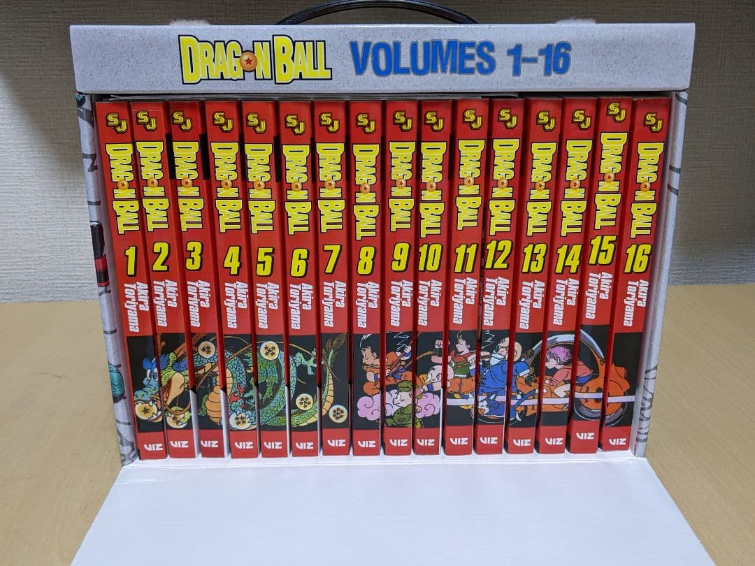 ドラゴンボールコミック（英語版）1巻〜16巻 全巻　ボックスセット