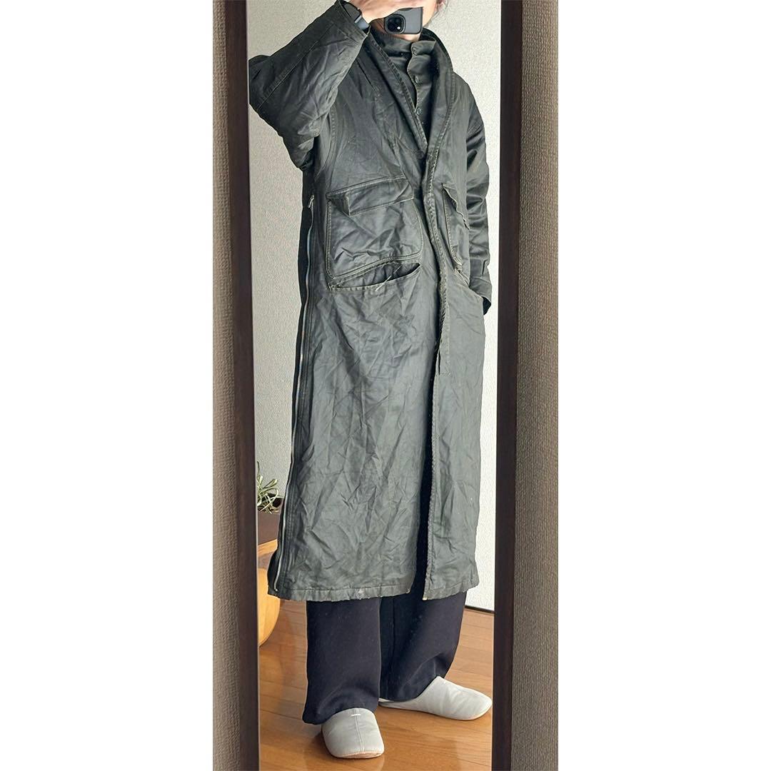 80s allegri レイヤードデザイン サイドジップコート イタリア製