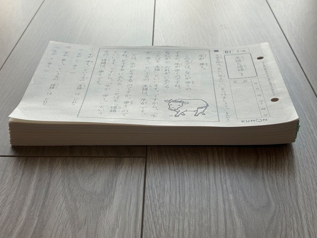 公文 国語 BⅠ 200枚　未記入