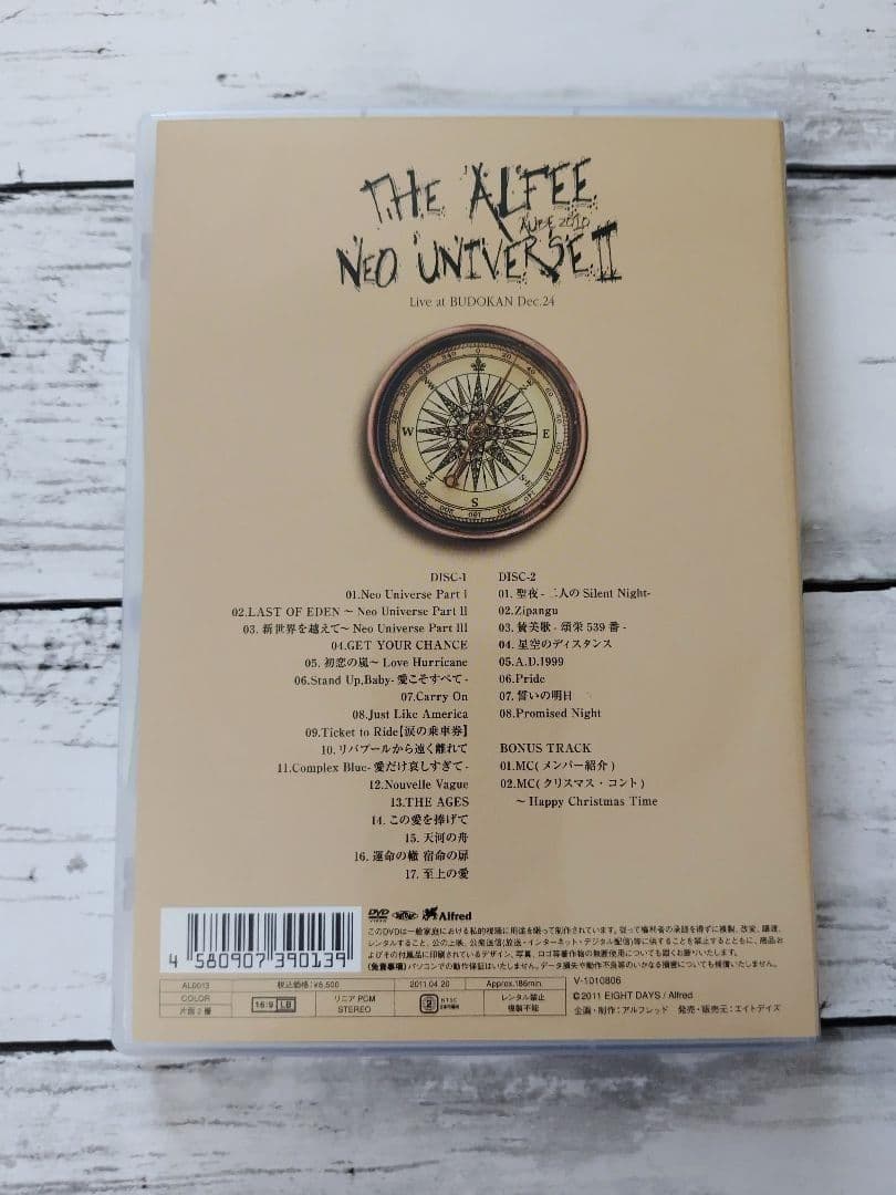 【DVD】THE ALFEE 2010 Neo Universe II
