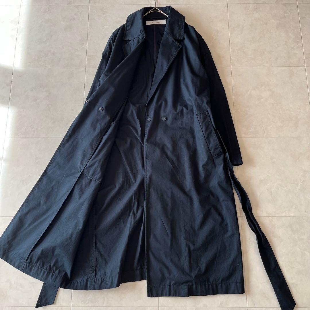 JOURNAL STANDARD コットンロングステンカラーコート ネイビー F