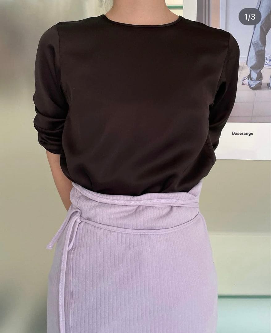 スカート Barserange BRIG SKIRT su purple XS