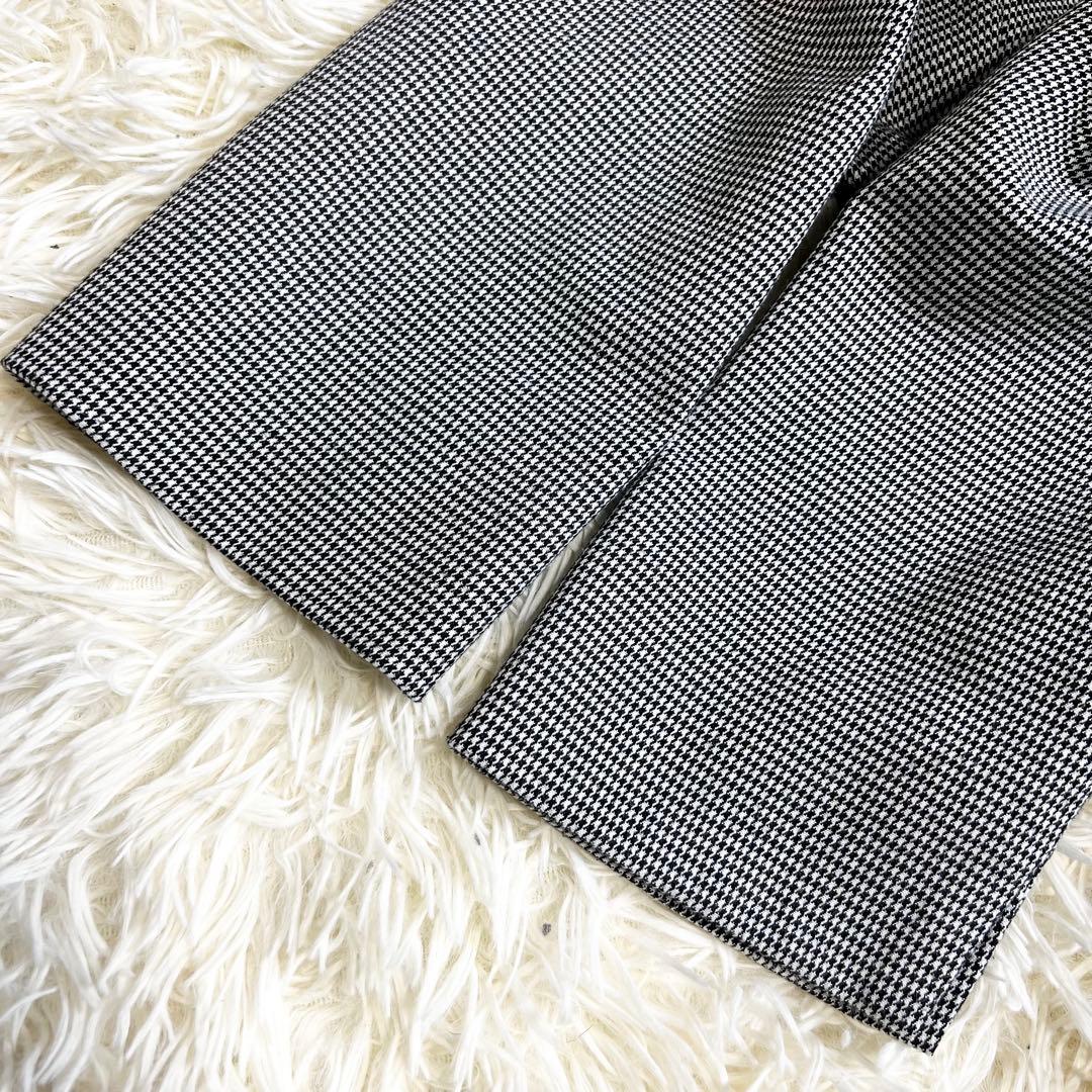 美品✨セルフォード トリプルクロスワンピース ひざ丈 千鳥格子 フレア 38