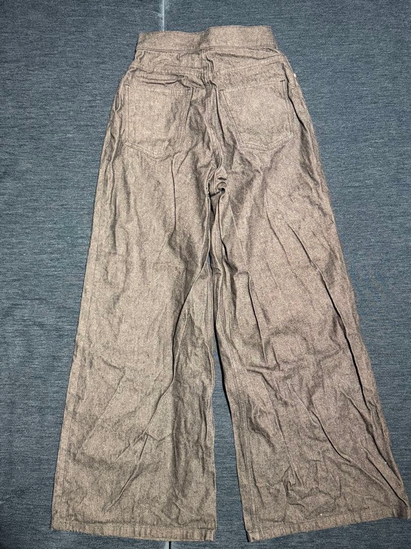 JOHN LAWRENCE SULLIVAN ワイドレッグデニム S 美品