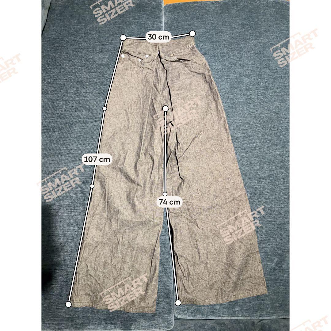 JOHN LAWRENCE SULLIVAN ワイドレッグデニム S 美品