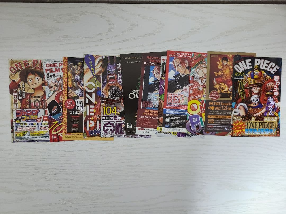 ワンピース　1巻～113巻　コミックスニュース　ジャンパラ　ジャンコミ　チラシ
