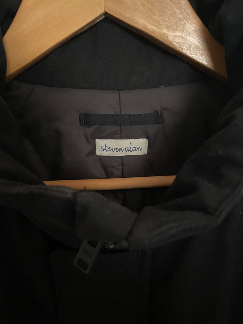 steven alan　パデットスタンドコート　黒