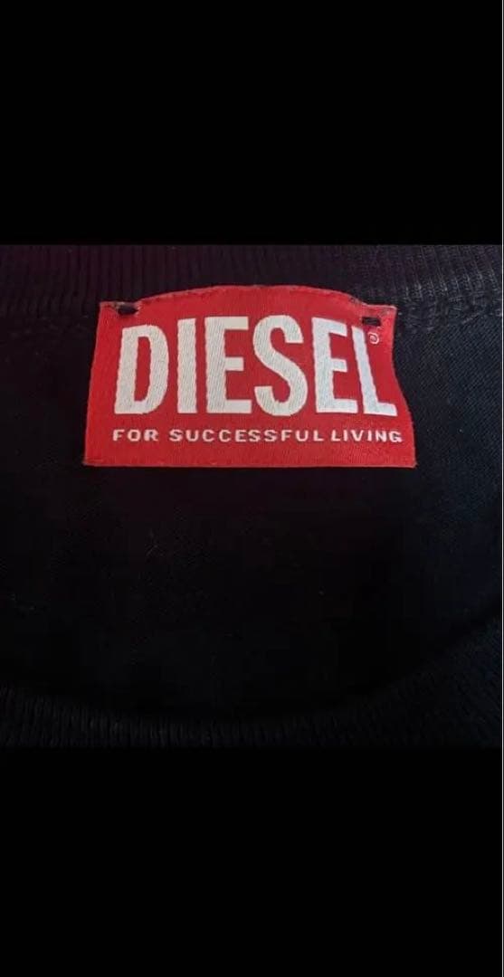 DIESEL tシャツ T-shirt with llic Oval D