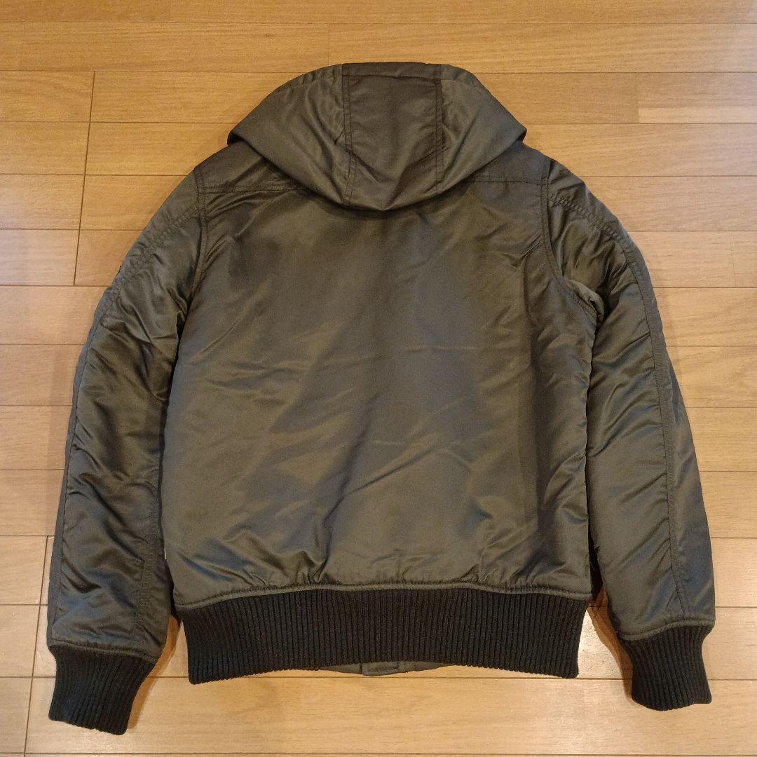 弥*衛様 ALPHA INDUSTRIES フーデッドリブジャケット サイズM