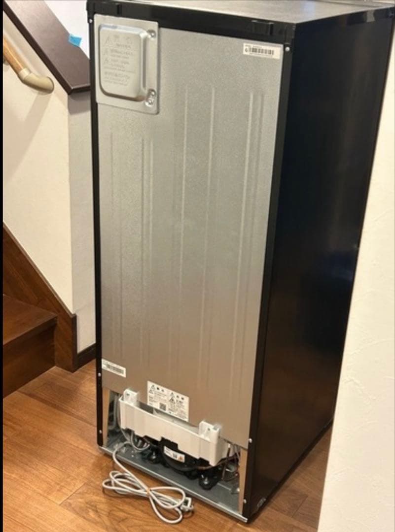 範馬 シャープ　冷蔵庫 152L　SJ-D15H-H ブラック
