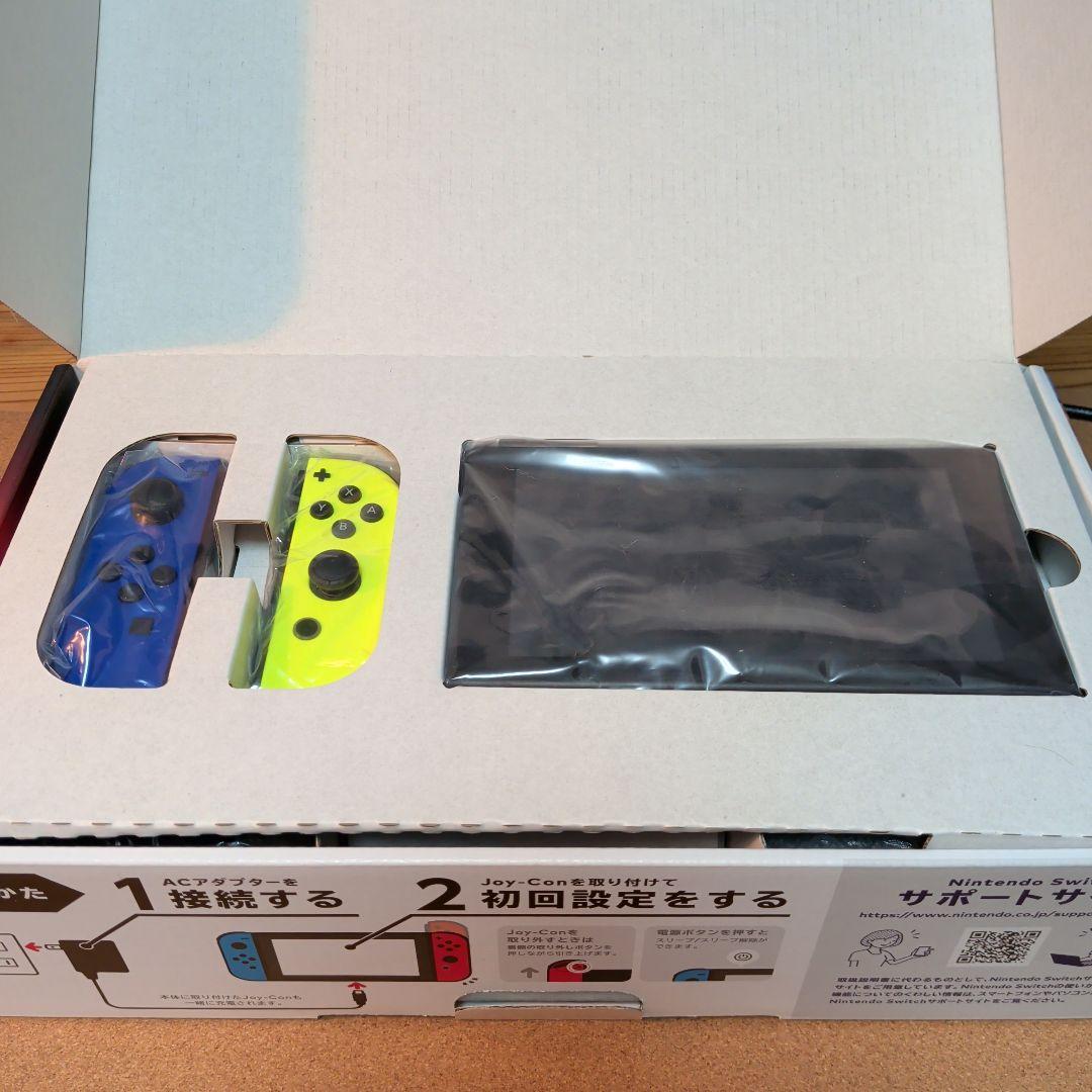 中古 オマケ付き Nintendo Switch 本体 青/黄 Joy-Con