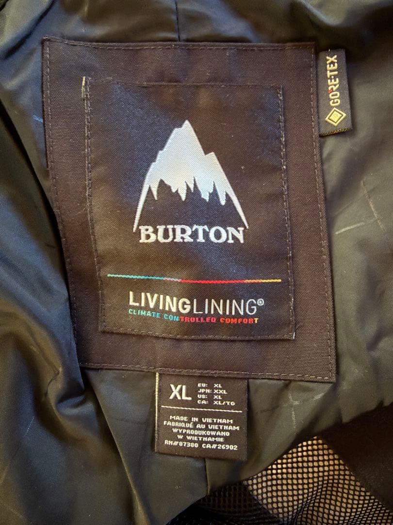 BURTON GORE-TEX オーバーオール スノーボードウェア ビブパンツ