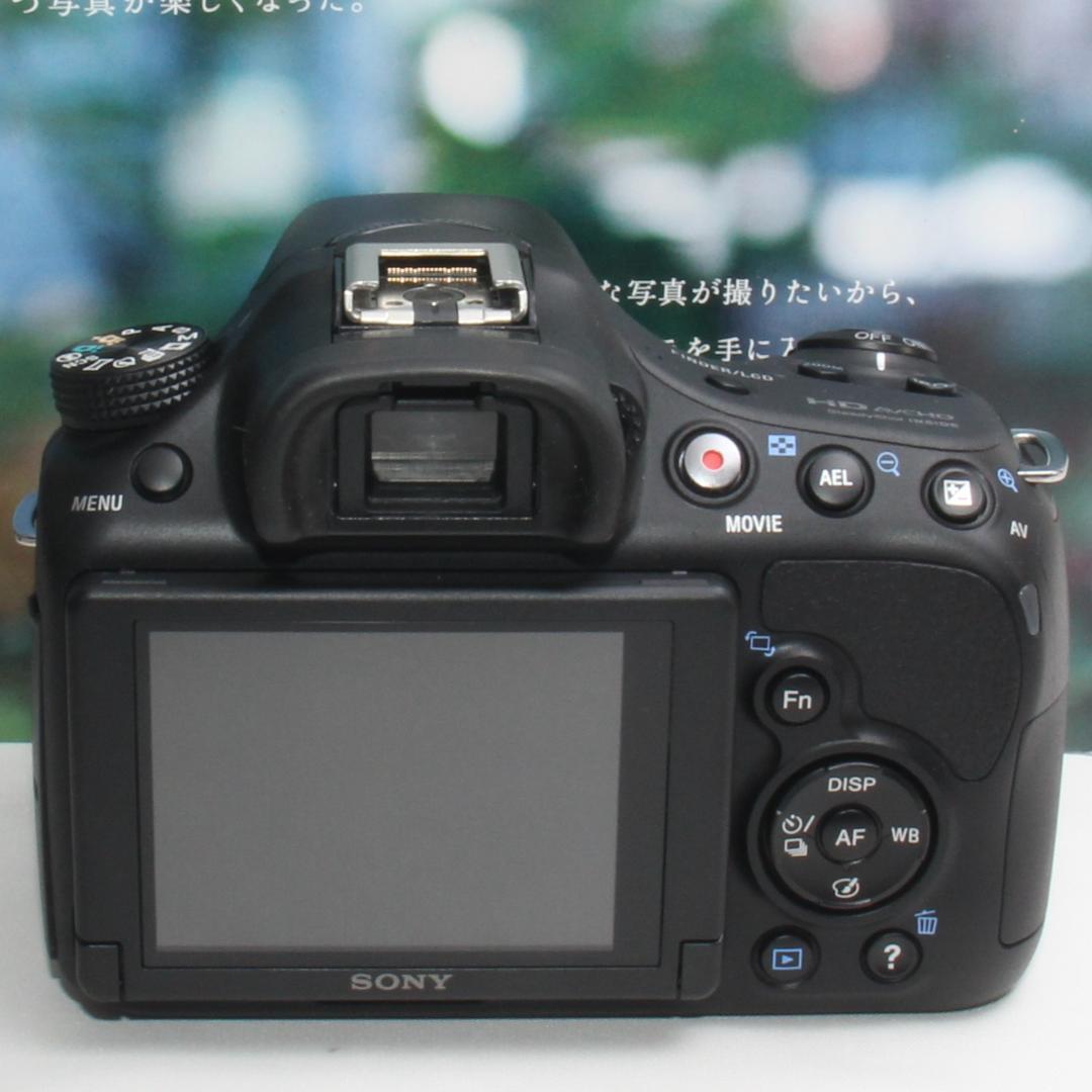 ❤️ほぼ未使用ボディ❤️スマホ転送セット付き❤️SONY α58 トリプルズーム