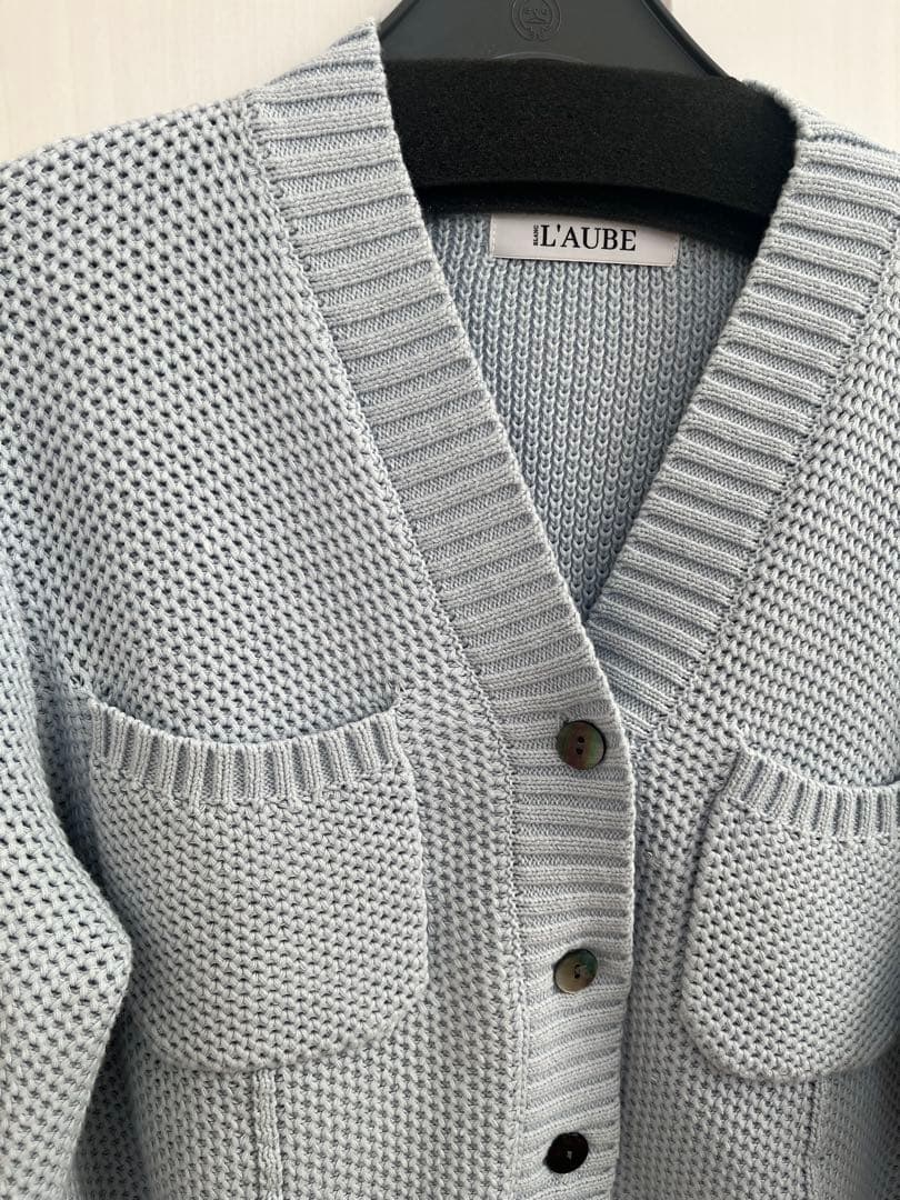 laubeblanc⭐︎ Basket Knit Cardigan