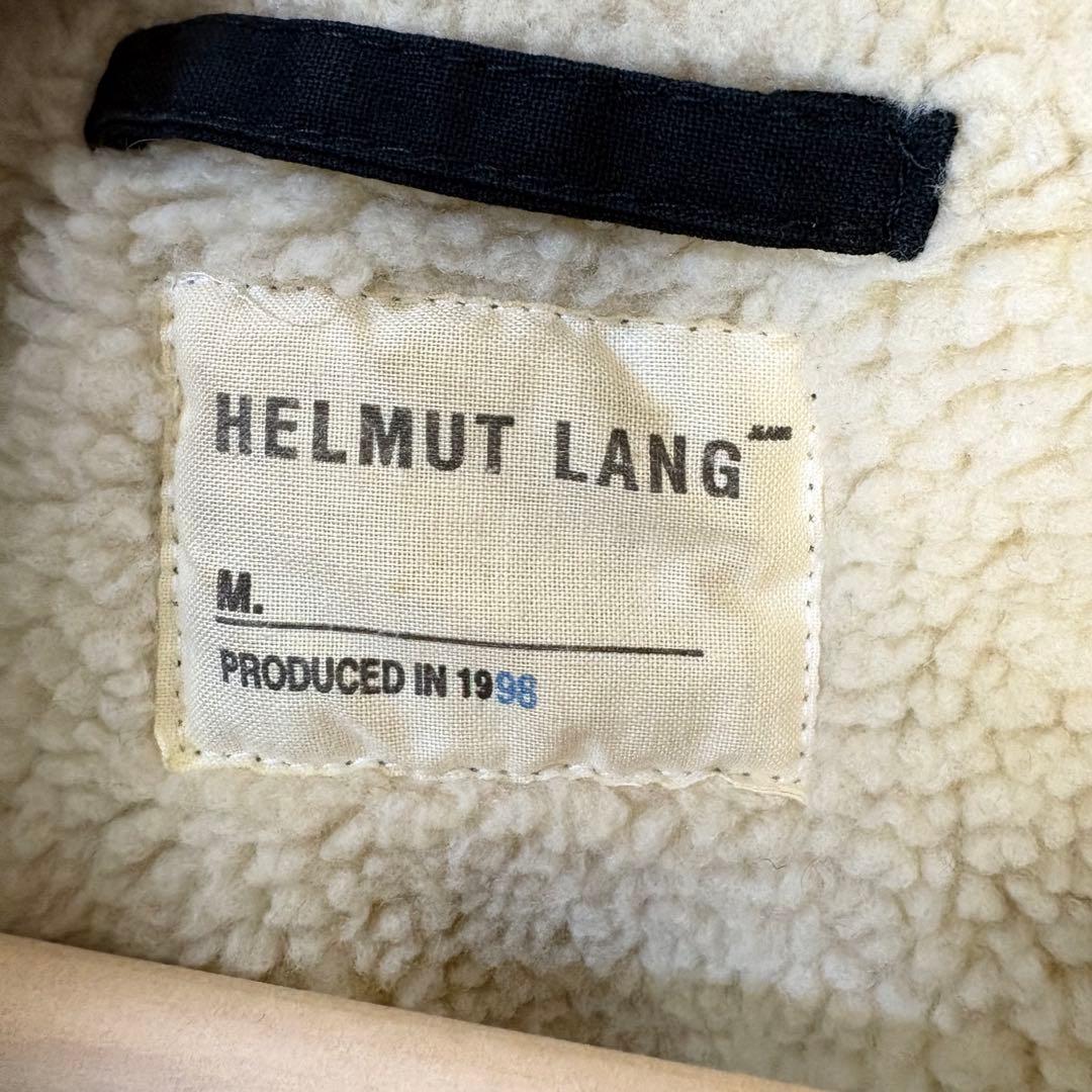 HELMUT LANG JEANS ヘルムートラング　ボアフード モッズコート
