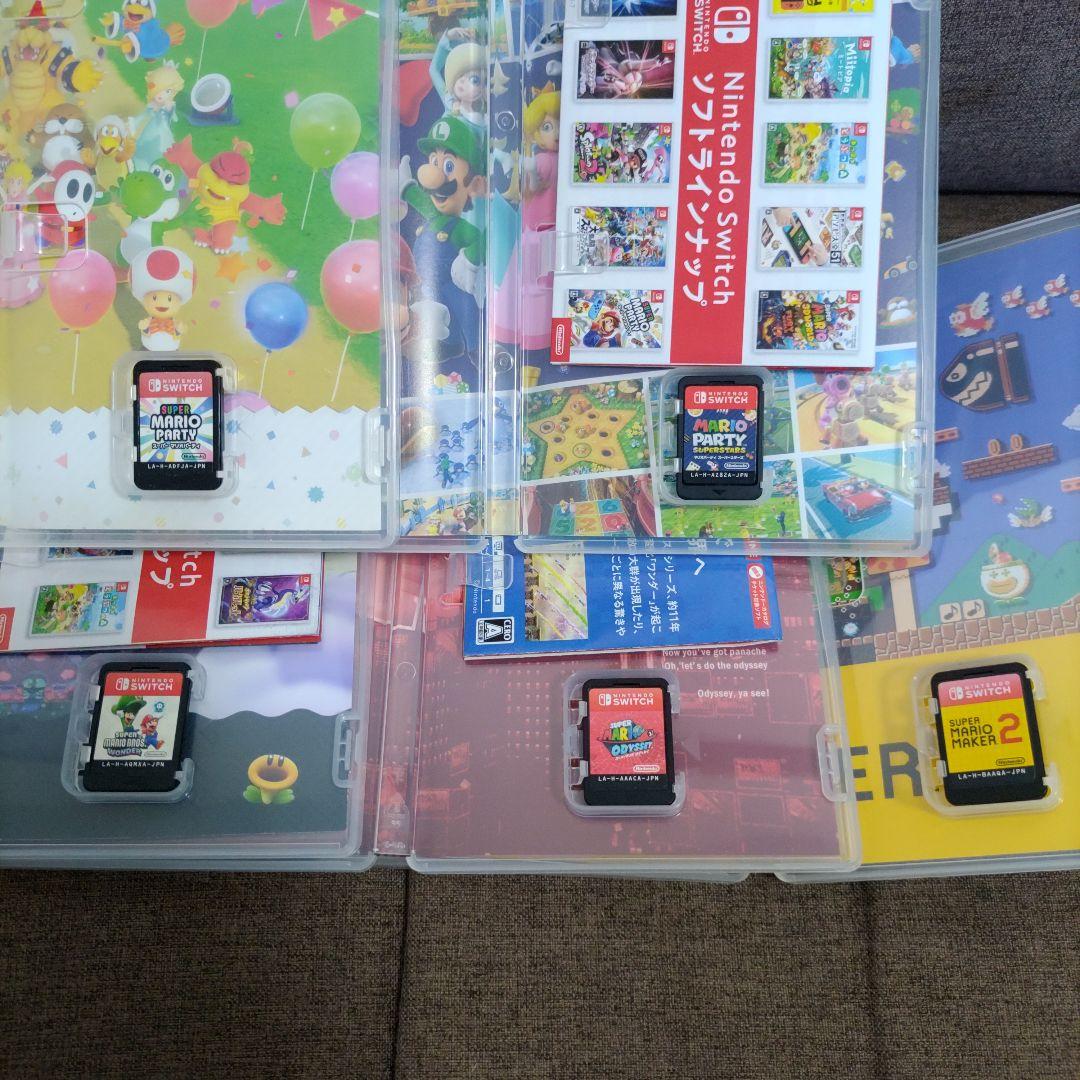 マリオ5本セット　switchソフト