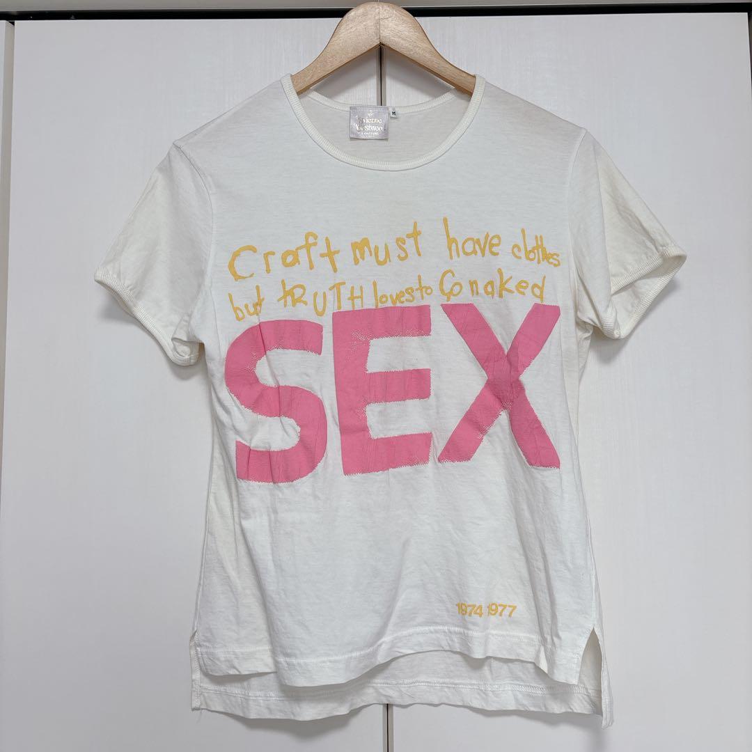 【希少】ヴィヴィアンウエストウッド SEX Tシャツ アーカイブ初期ゴールドタグ