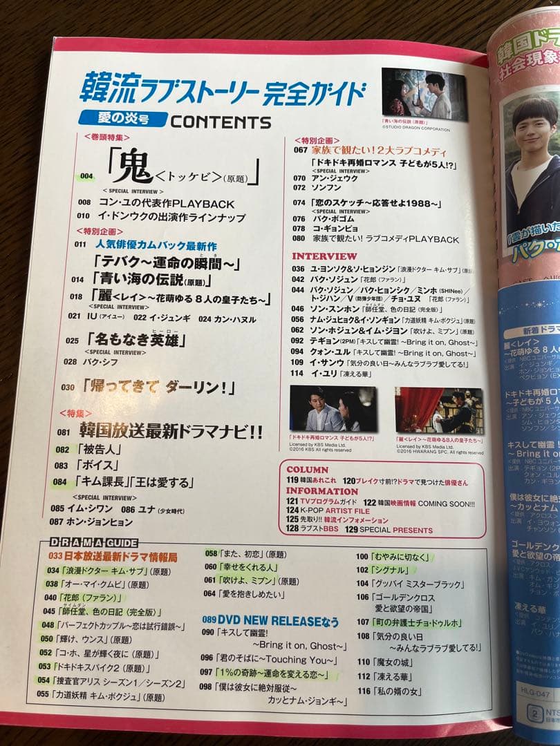 レア商品・韓流ラブストーリー完全ガイド 愛の炎号 コン・ユ トッケビ DVD付