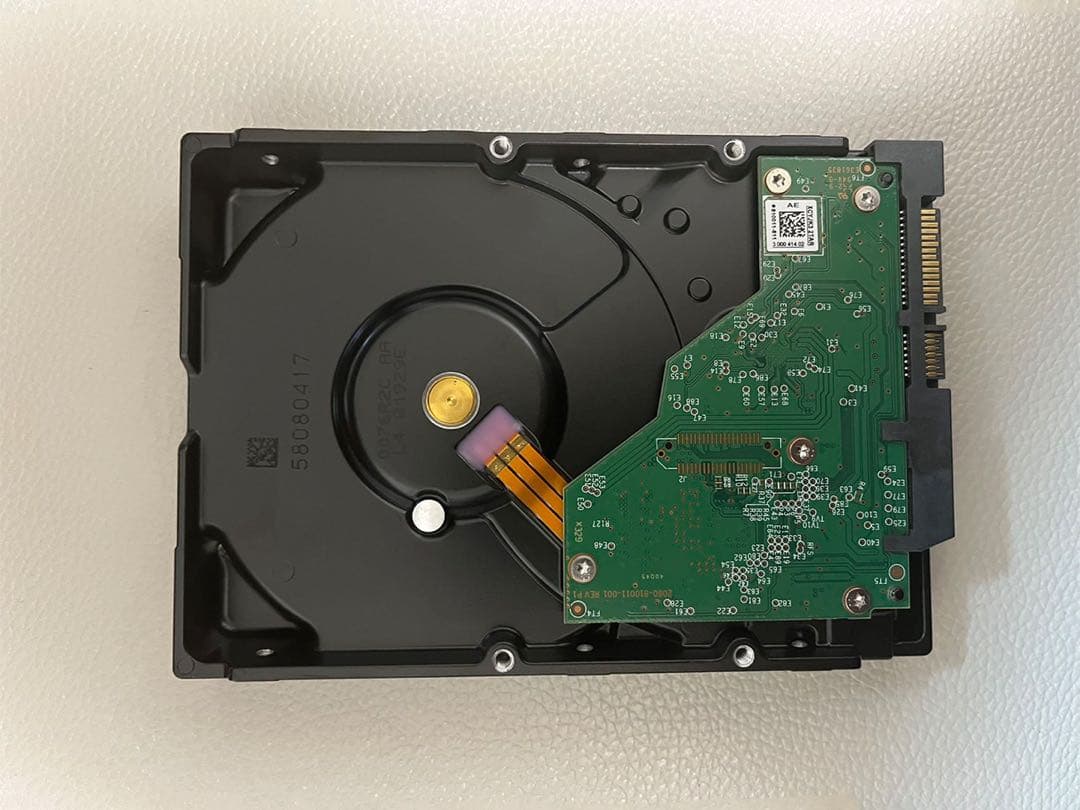 WD60EZAZ WD Blue 6TB HDD 24,952時間使用