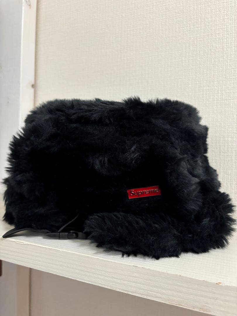 帽子 S/M Supreme Ushanka Hat 25FW Black