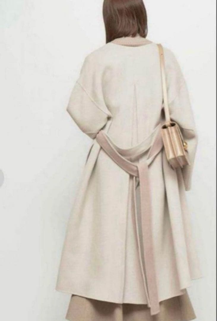 【完売品】FRAY.I.Dフレイアイディー　カシミヤ混BALLIリバーコート